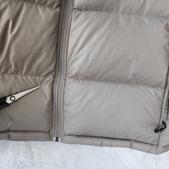 Nike Puffer Vest Mens Size XL Gray Duck Down Insulated 550 Fill Jacket *READ - Picture 9 of 13